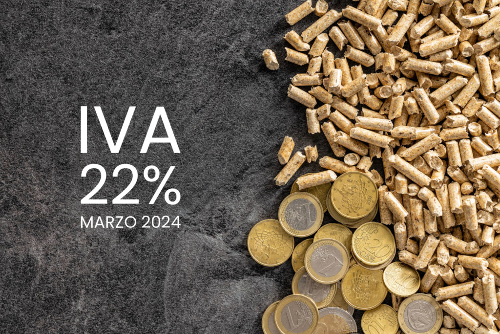 Aumento dell’IVA sul pellet dal 1° Marzo 2024